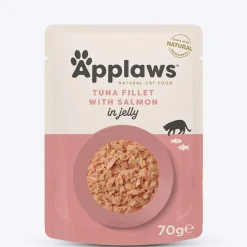 Applaws Natural Cat 55% Tuna with 7% Salmon in Jelly Wet Cat Food - 70 g