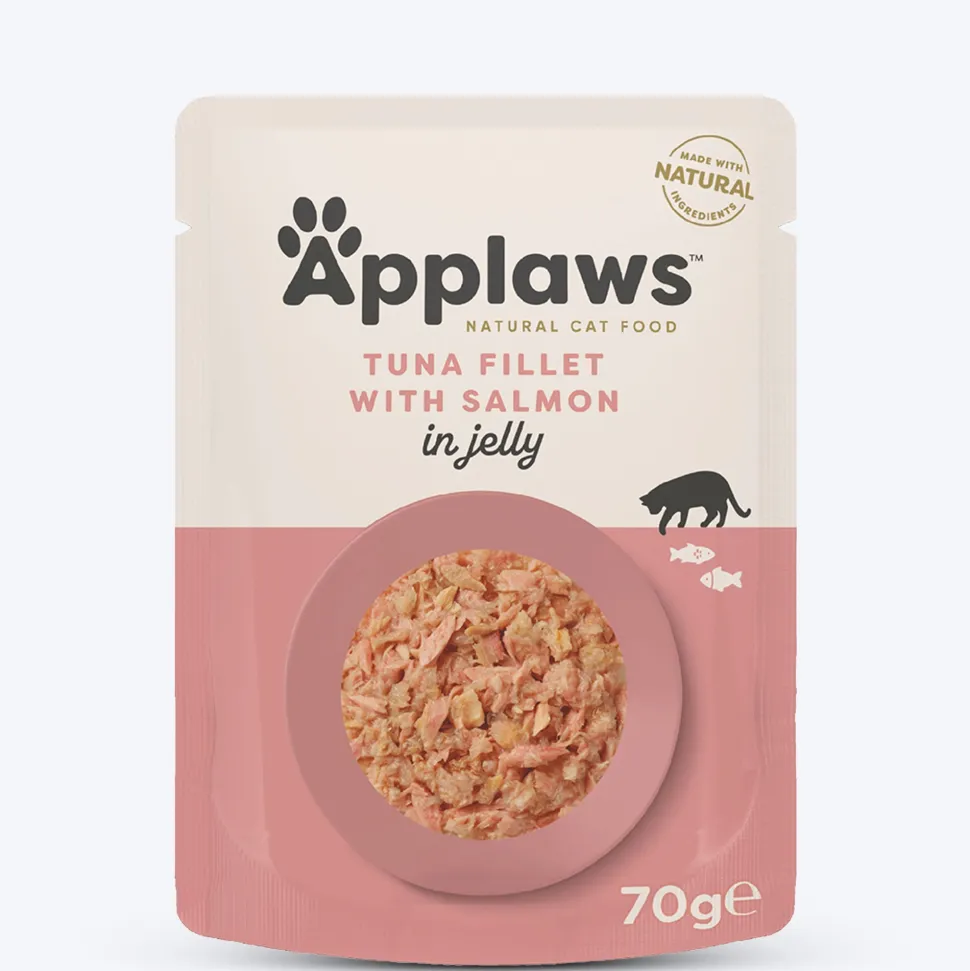 Applaws Natural Cat 55% Tuna with 7% Salmon in Jelly Wet Cat Food - 70 g