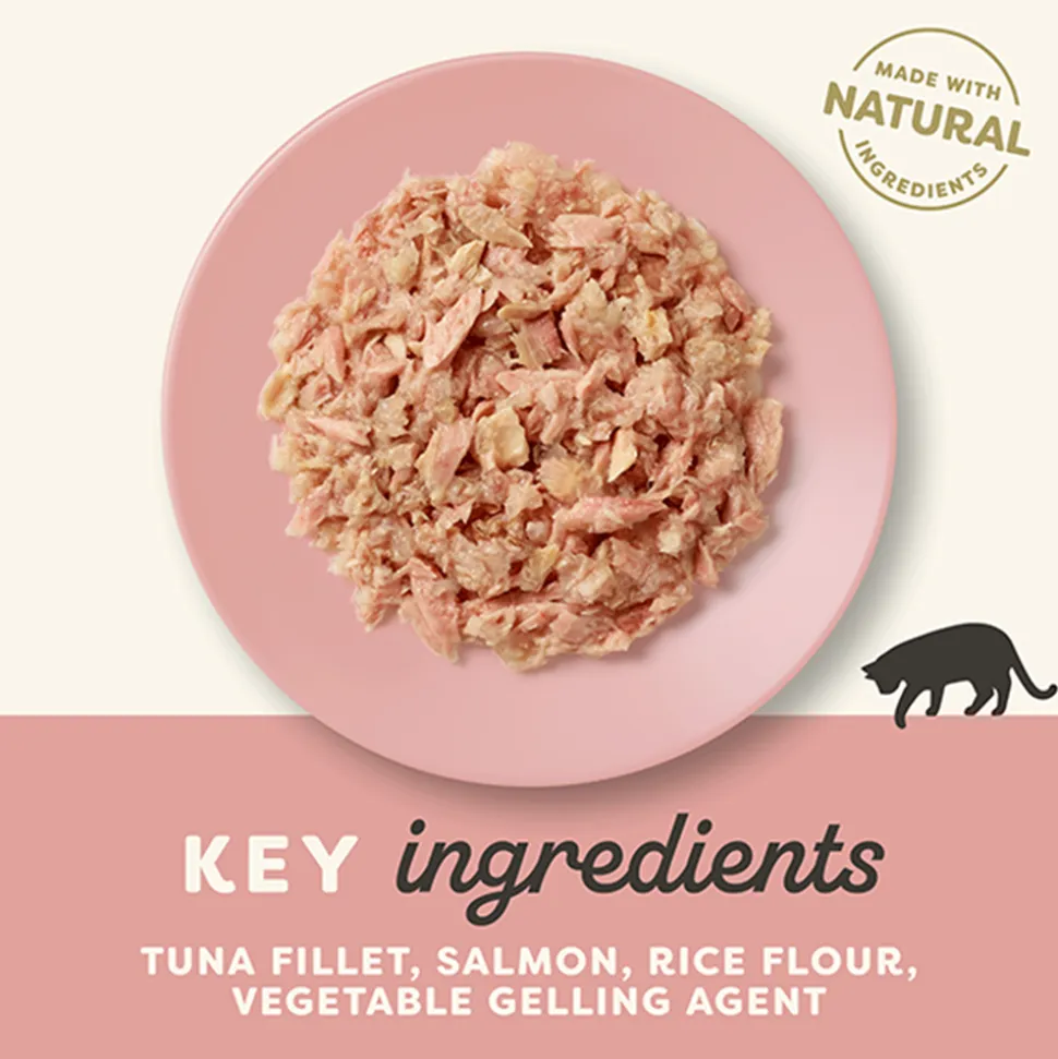 Applaws Natural Cat 55% Tuna with 7% Salmon in Jelly Wet Cat Food - 70 g
