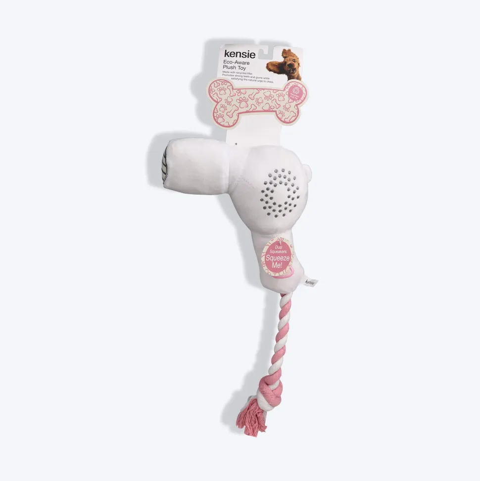Black+Decker Hair Blower With Sound Plush Toy For Dog - Pink & White