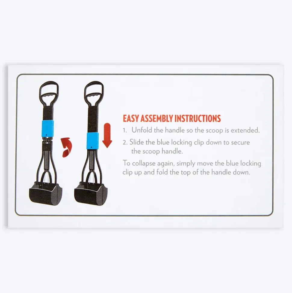 Bramton Out! One-handed Foldable Dog Poop Scoop