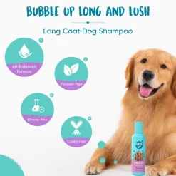 Bubble Up - Long & Lush Long Coat Shampoo For Dog - 200 ml