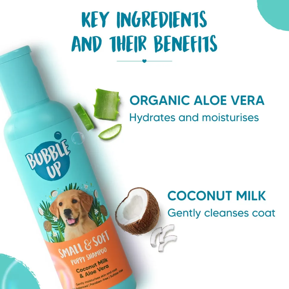 Bubble Up - Small & Soft Shampoo For Puppy - 200 ml