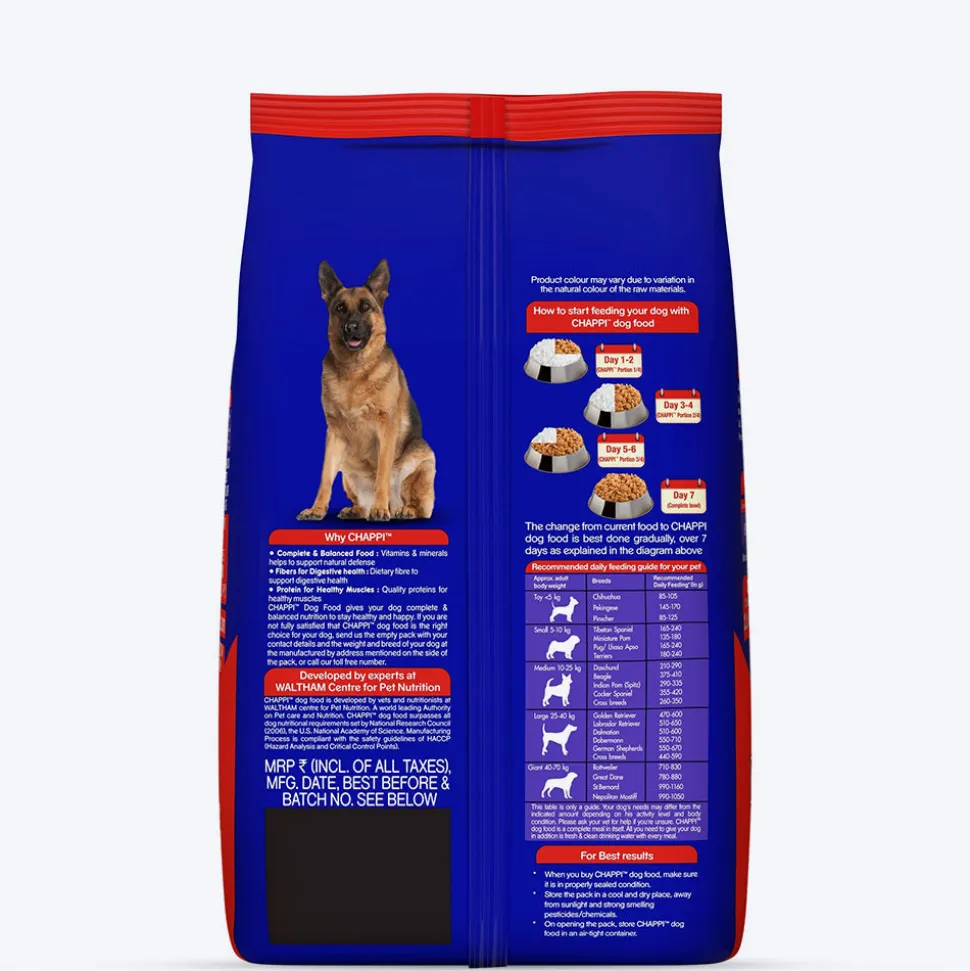 Chappi Adult (1+ Years) Dry Dog Food - Chicken and Rice