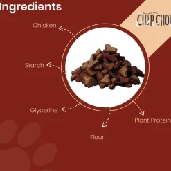 Chip Chops Barbeque Hearts Treats For Dog - 70 g