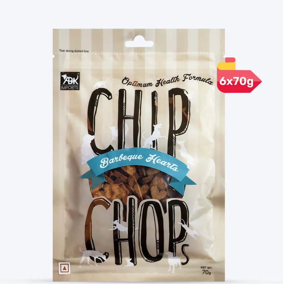 Chip Chops Barbeque Hearts Treats For Dog - 70 g