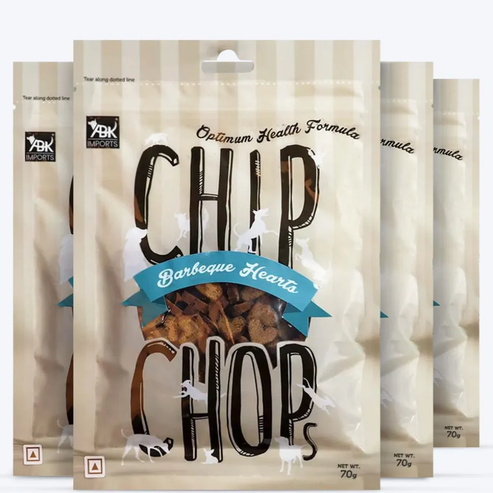 Chip Chops Barbeque Hearts Treats For Dog - 70 g