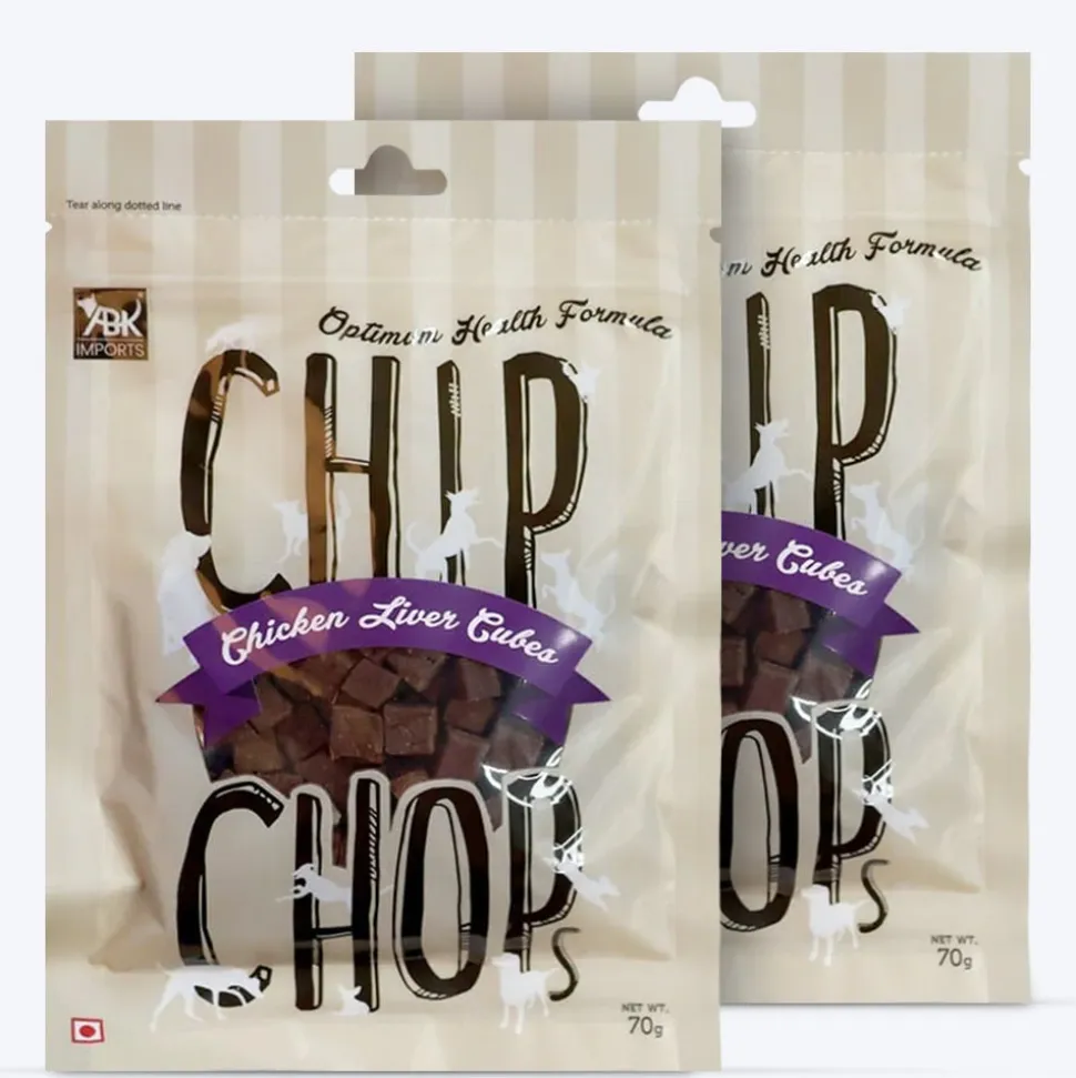 Chip Chops Chicken Liver Cubes Treats For Dog - 70 g