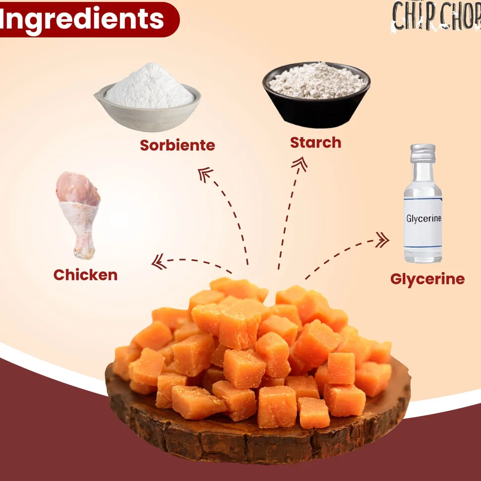 Chip Chops Diced Chicken Treats For Dog