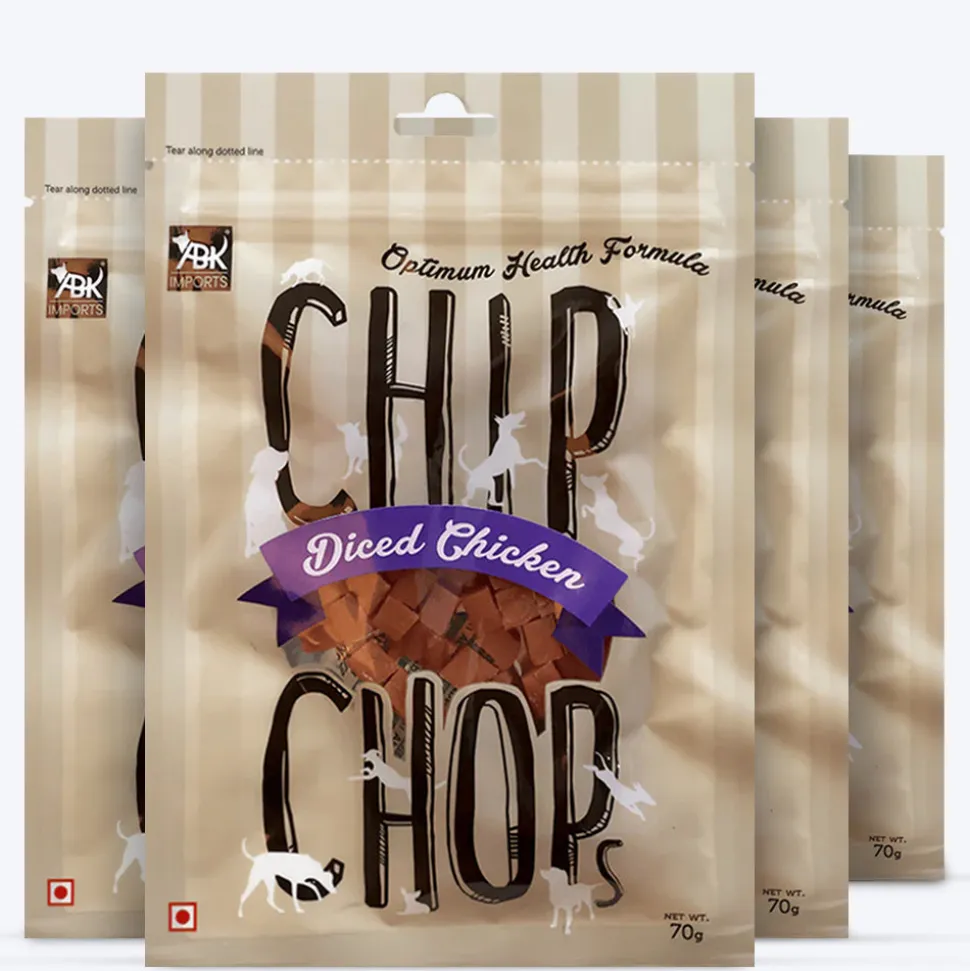 Chip Chops Diced Chicken Treats For Dog