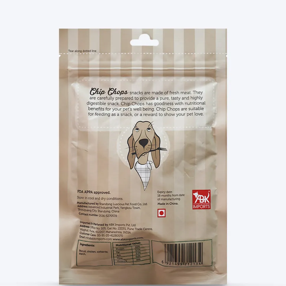 Chip Chops Dog Treats - Biscuit Twined with Chicken - 70 g