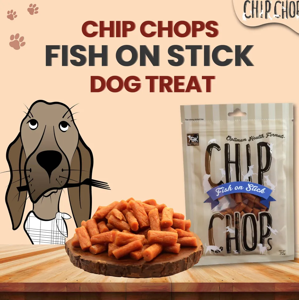 Chip Chops Fish On Stick Treats For Dog - 70 g
