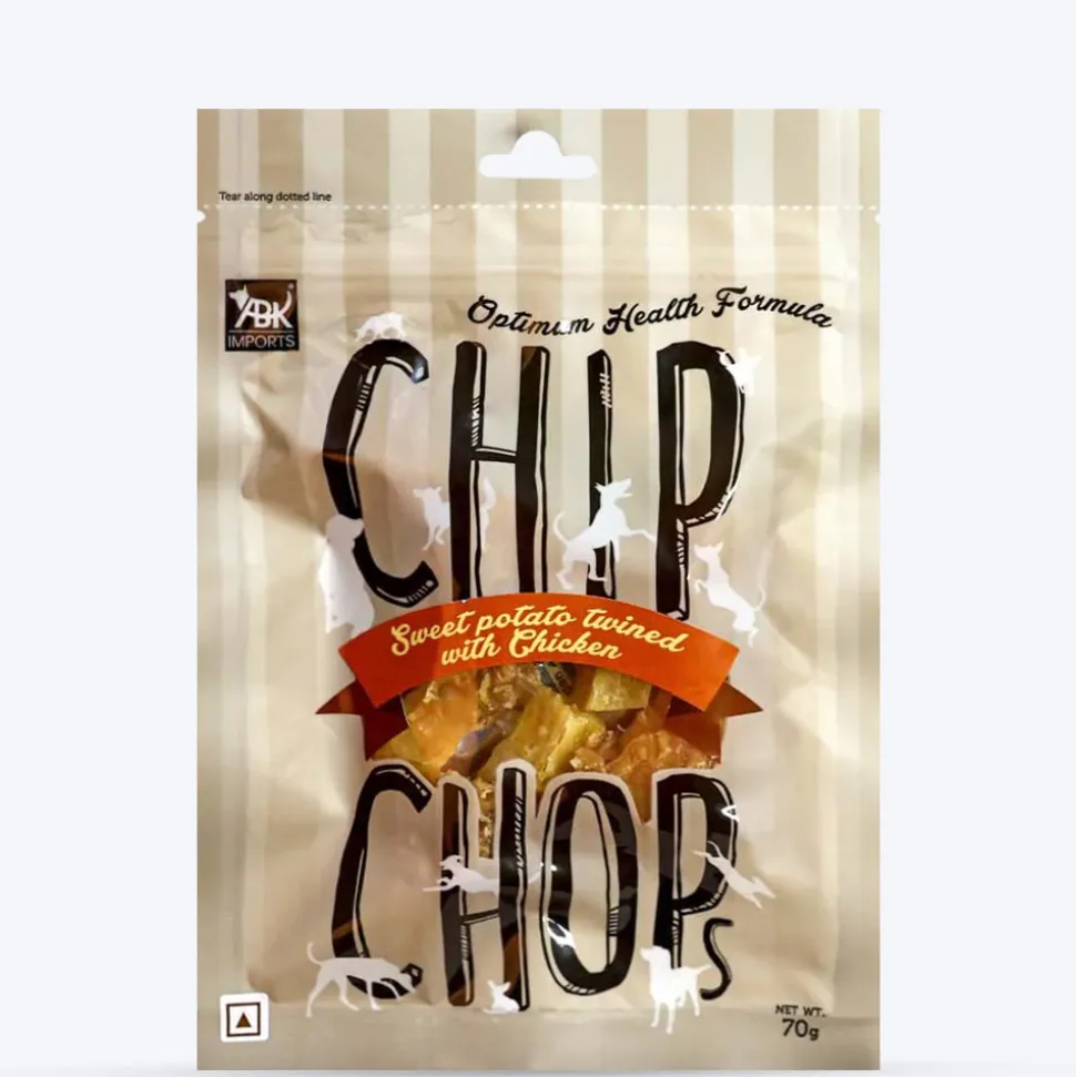 Chip Chops Sweet Potato Twined with Chicken Treats For Dog - 70 g