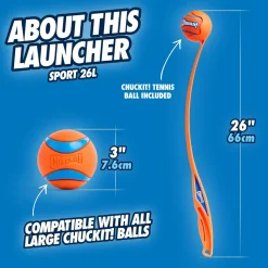Chuckit! Sport Ball Launcher Fetch Toy For Dog - Assorted