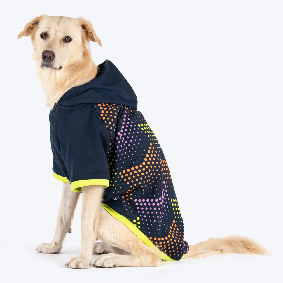Dash Dog Super Strider Hoodie Sweatshirt For Dog - Navy Blue
