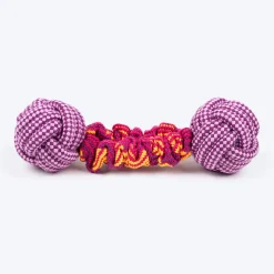 Dash Dog Double Trouble Bungee Rope Toy For Dog - Pink