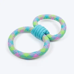 Dash Dog Double Tugger Rope Toy For Dog - Multicolor