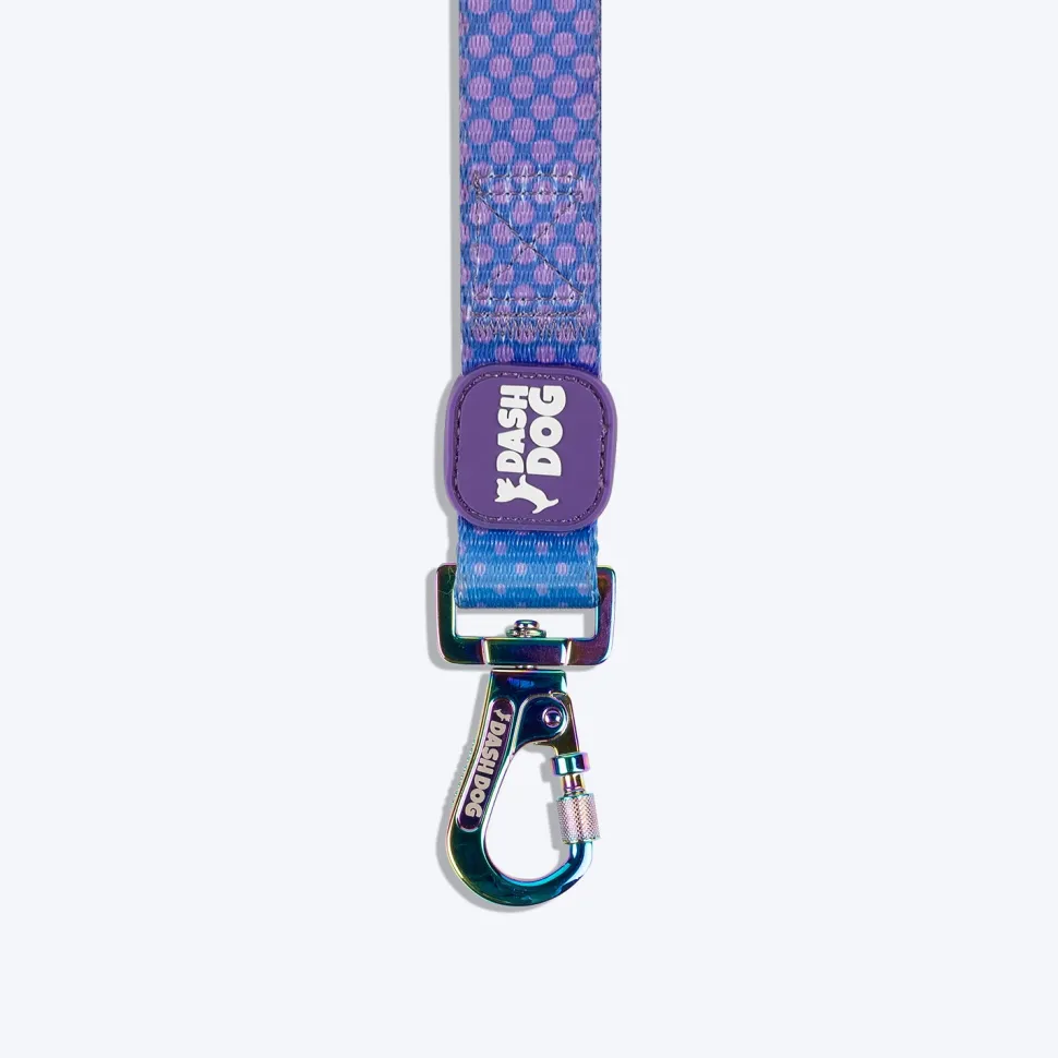 Dash Dog Flow Printed Leash - Violet & Red