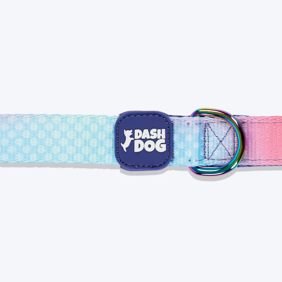 Dash Dog Flow Print Leash - Pink & Aqua Blue