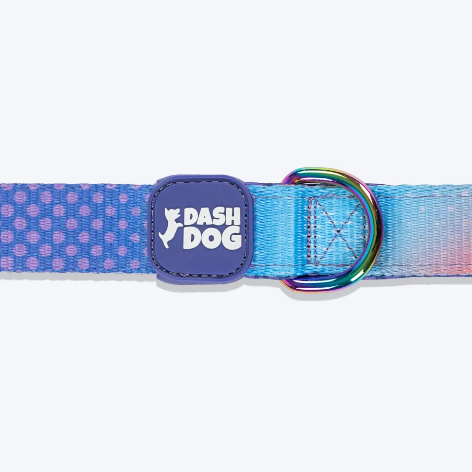 Dash Dog Flow Print Leash - Violet & Red