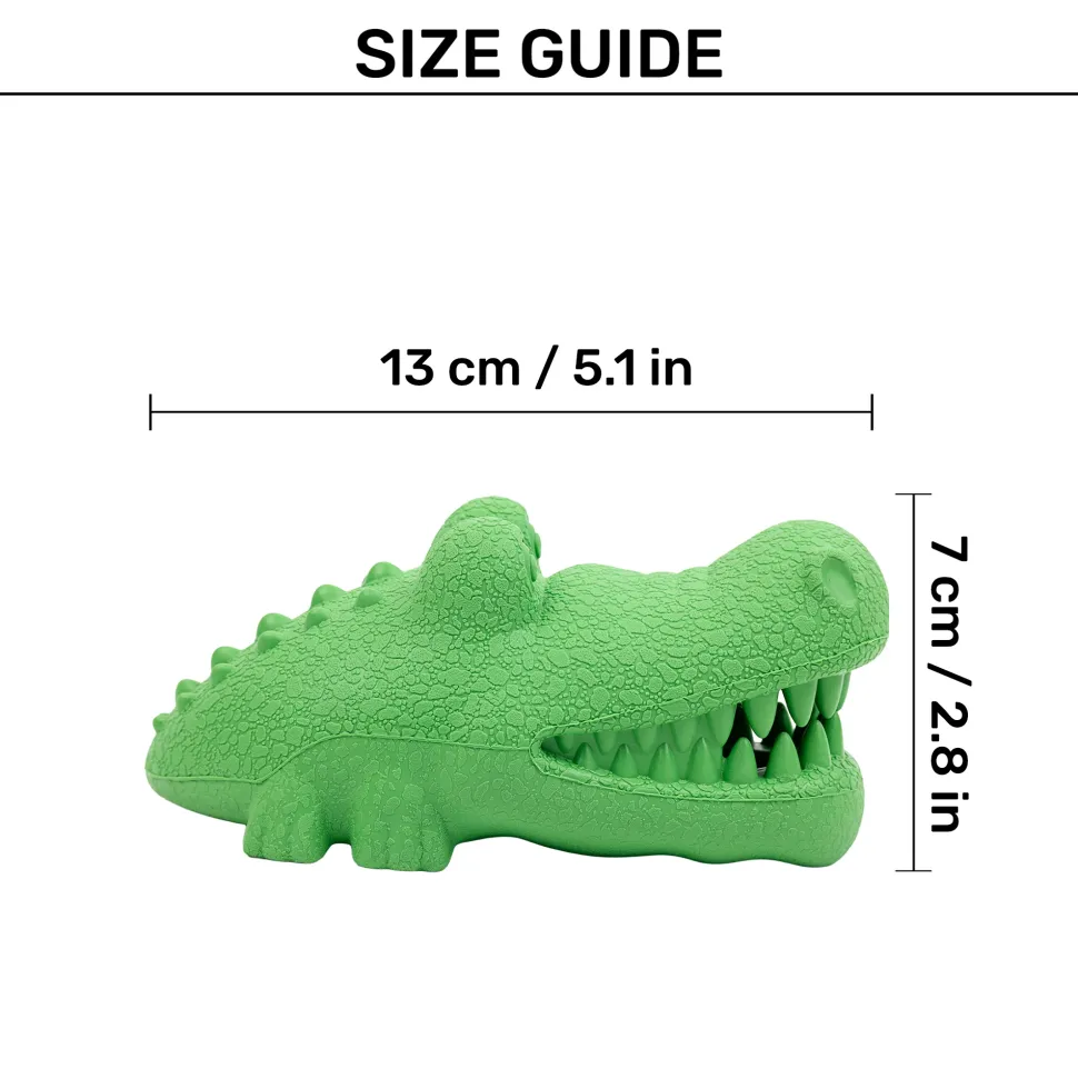 Dash Dog Goofy Gator Chew Toy For Dog - Green