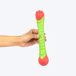 Dash Dog Groovy Grip Chew Toy For Dog - Green & Red