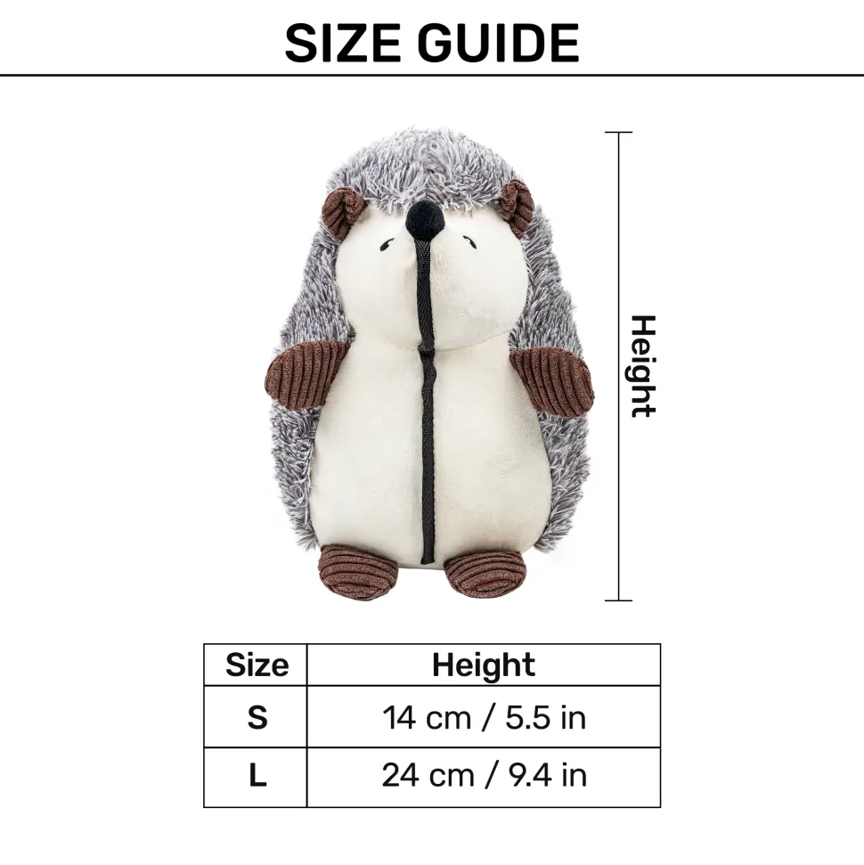 Dash Dog Harry The Hedgehog Toy For Dog - Grey