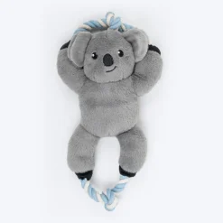 Dash Dog Kuddly Koala Squeaky Plush Toy For Dog - Grey