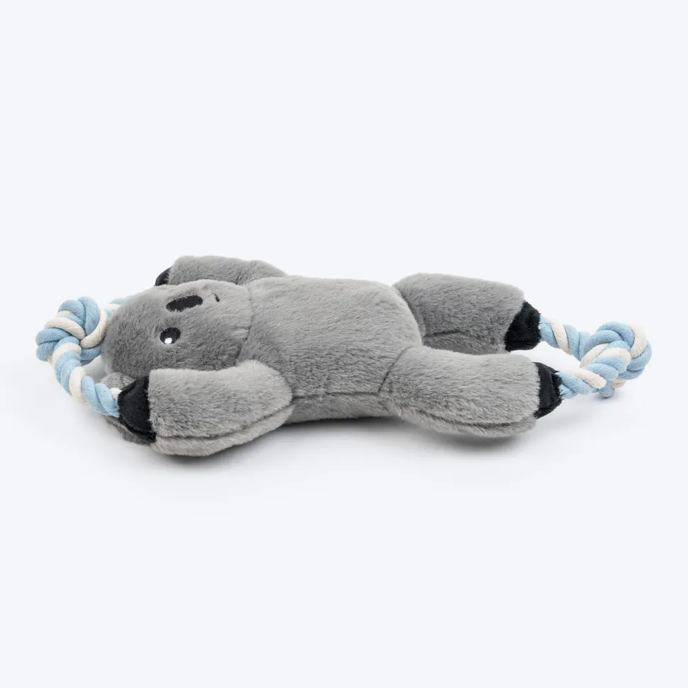 Dash Dog Kuddly Koala Squeaky Plush Toy For Dog - Grey