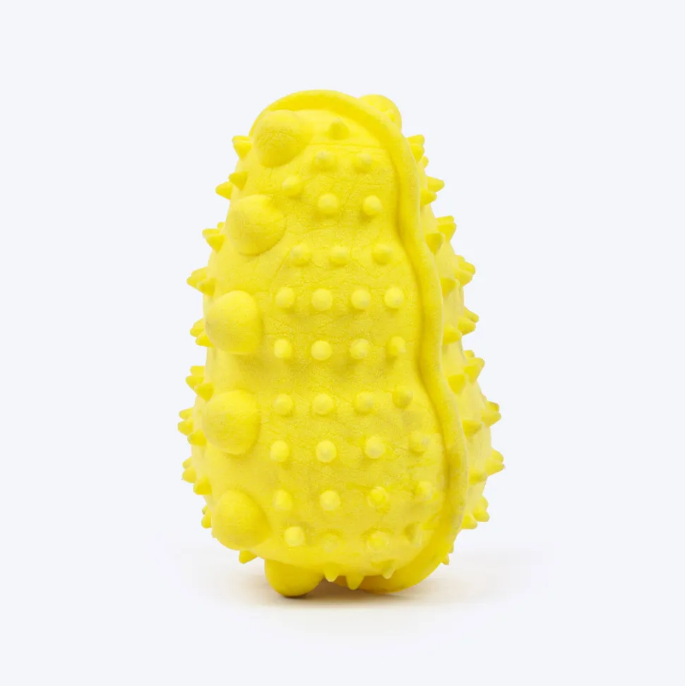 Dash Dog Mello-Yello Peanut Toy For Dog - Yellow