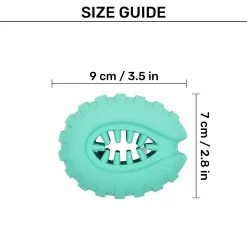 Dash Dog Power Ring Chew Toy For Dog - Teal