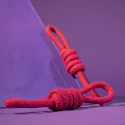 Dash Dog Spin Around Rope Dog Toy - Purple