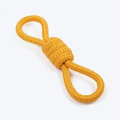Dash Dog Tugster Rope Toy For Dog - Yellow & Orange
