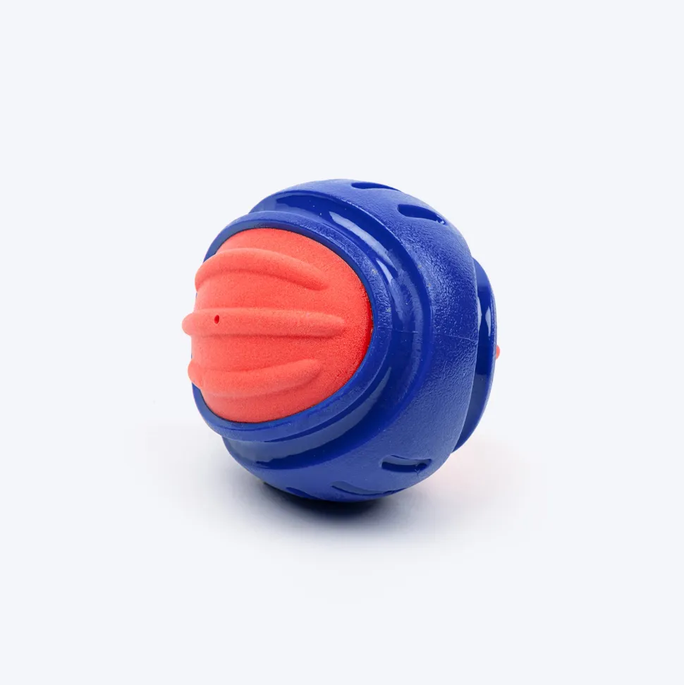 Dash Dog Tumble-Rumble Chew Ball For Dog - Dark Blue