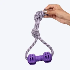 Dash Dog Twirly Whirly Rope Toy For Dog - Purple