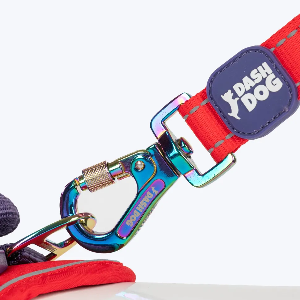 Dash Dog Walk Pro Harness For Dog - Red & Purple