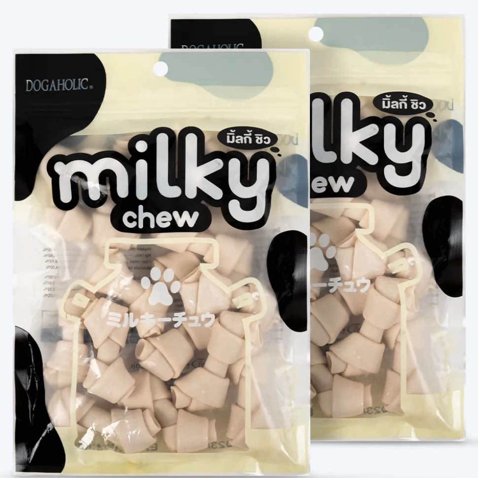Dogaholic Milky Chew Bone Style - 15 Pcs - 180 g