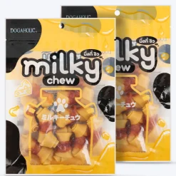 Dogaholic Milky Chew Cheese & Chicken Bone - 10 Pcs - 150 g