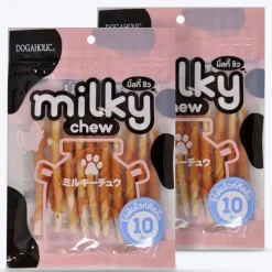 Dogaholic Milky Chew Chicken Stick Style - 10 Pcs - 130 g