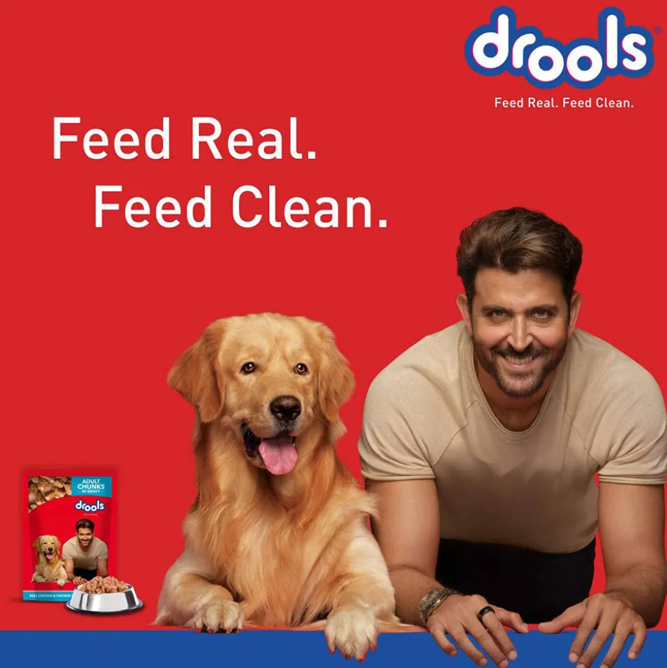 Drools Real Chicken and Chicken Liver Chunks in Gravy Puppy Wet Dog Food - 150 g