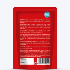 Drools Real Chicken and Chicken Liver Chunks in Gravy Puppy Wet Dog Food - 150 g