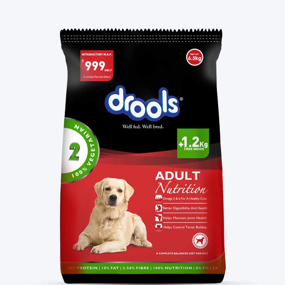 Drools 100% Vegetarian Dry Food For All Life Stages Dog