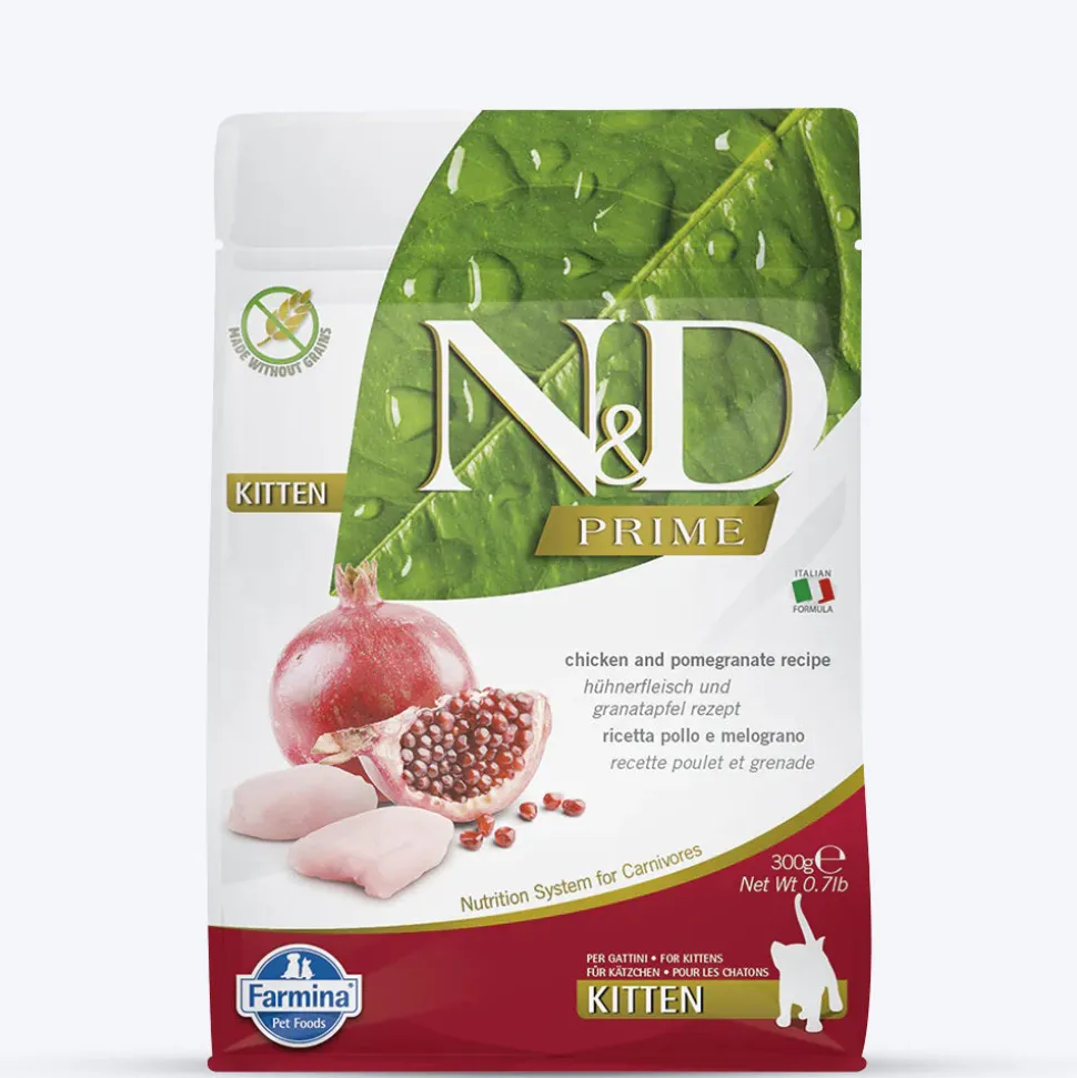 Farmina N&D Chicken & Pomegranate Grain Free Dry Kitten Food