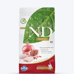 Farmina N&D Chicken & Pomegranate Grain Free Dry Kitten Food
