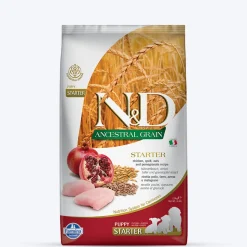Farmina N&D Ancestral Grain Starter All Breeds Dry Puppy Food - Chicken & Pomegranate