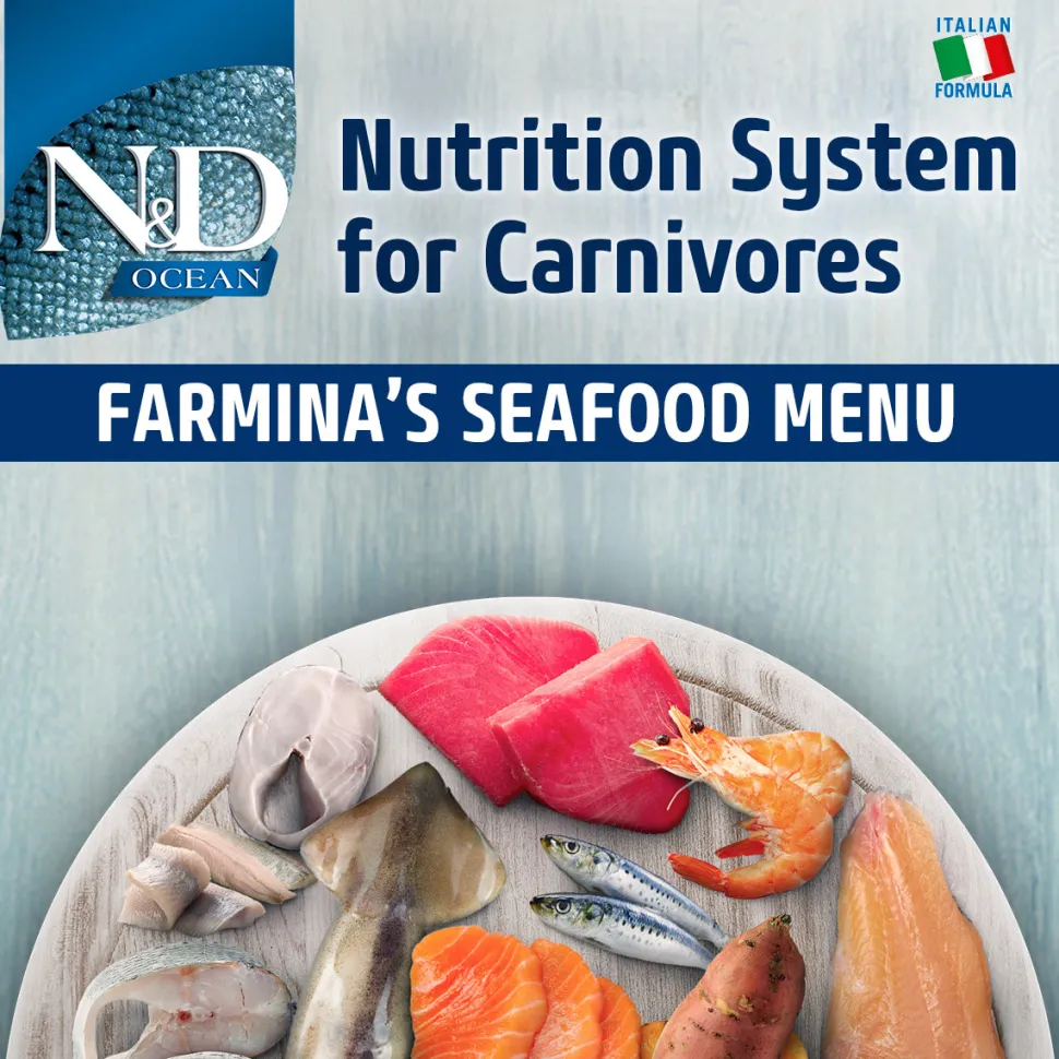 Farmina N&D Ocean COD Pumpkin & Cantaloupe Melon Grain Free Medium & Maxi Breed Dry Puppy Food