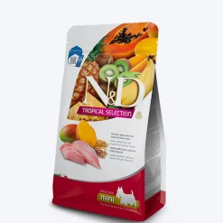 Farmina N&D Tropical Selection Chicken, Spelt, Oats & Tropical Fruits Mini Breed Dry Adult Dog Food - 1.5 Kg