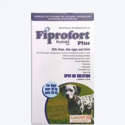 Fiprofort Plus Spot- Ticks & Fleas Solution for Dogs (10-20 kg)