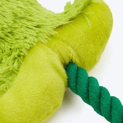 FOFOS Garden Tulip Squeaky Plush Toy For Dog - Green & Yellow