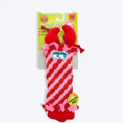 FOFOS Lobster Dental Chew Toy For Puppy - Red